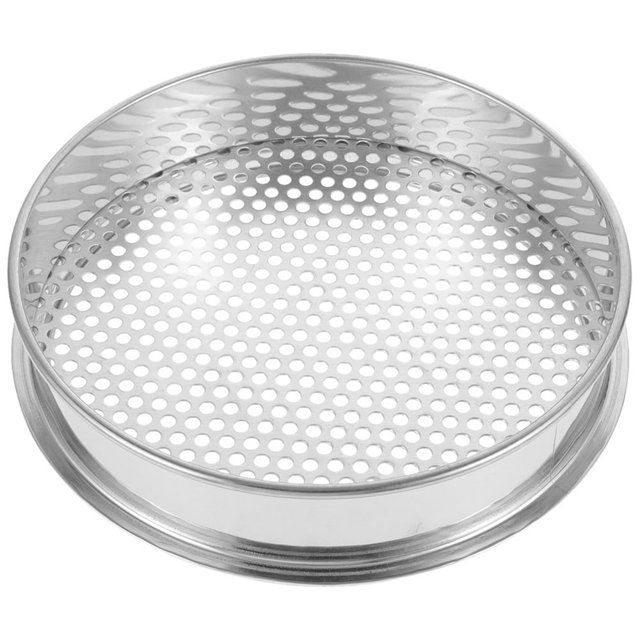CHOK Tamis de Gradation de Sol Tamis Pratique Tamis à Sable Trous Ronds Haricots Acier Inoxydable