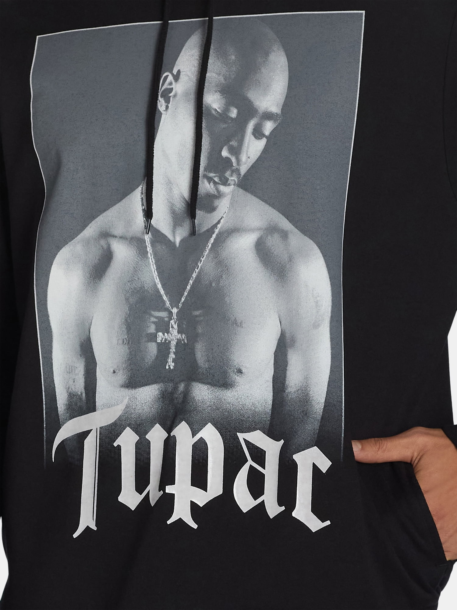 Tupac Men's & Big Men's Old English Graphic Print Fleece Hoodie, Sizes XS-3XL