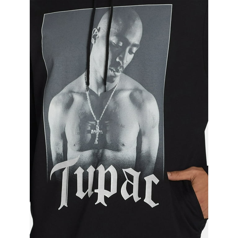 Tupac Shakur Men's Old English Graphic Hoodie XS-3XL Cotton