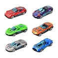 thumbnail image 1 of Bewildely Coche de aleación 164 de 6 piezas, modelo de fundición a presión extraíble, juguetes para niños, juguetes para niños, modelo de Kits de construcción modelo cuatro, 1 of 6