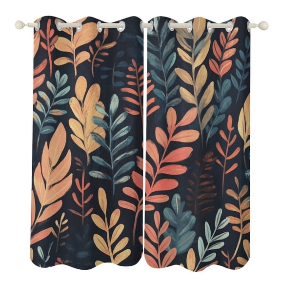 Forest Trees (9) 2 Panels Curtains for Bedroom Living Room Drapes Kitchen Window Curtain Home Decor