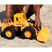 Mighty Wheels: 16 Mega Front Loader - Construction Toy Vehicle, Realistic Lever Operated Bucket, Dig & Scoop, Durable Indoor-Outdoor Play, Kids 3+