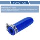 thumbnail image 4 of Tapón de extremo de manguera de goma de silicona de poliéster de 4 capas Unique Bargains 7/16" 11mm ID para válvula de derivación de turbo refrigerante vacío 5.4mm 60mm Azul, 4 of 7