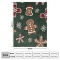 thumbnail image 4 of PRATYUS  Christmas Throw Blanket - Soft and Warm Christmas Gingerbread Throw Blankets for Couch, Sofa, Bed, Winter Blanket for Christmas, Decoration Gift Blanket 50x60in, 4 of 6