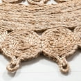 thumbnail image 3 of SAFAVIEH Natural Fiber Jeanie Geometric Area Rug, Natural, 5' x 5' Round, 3 of 7