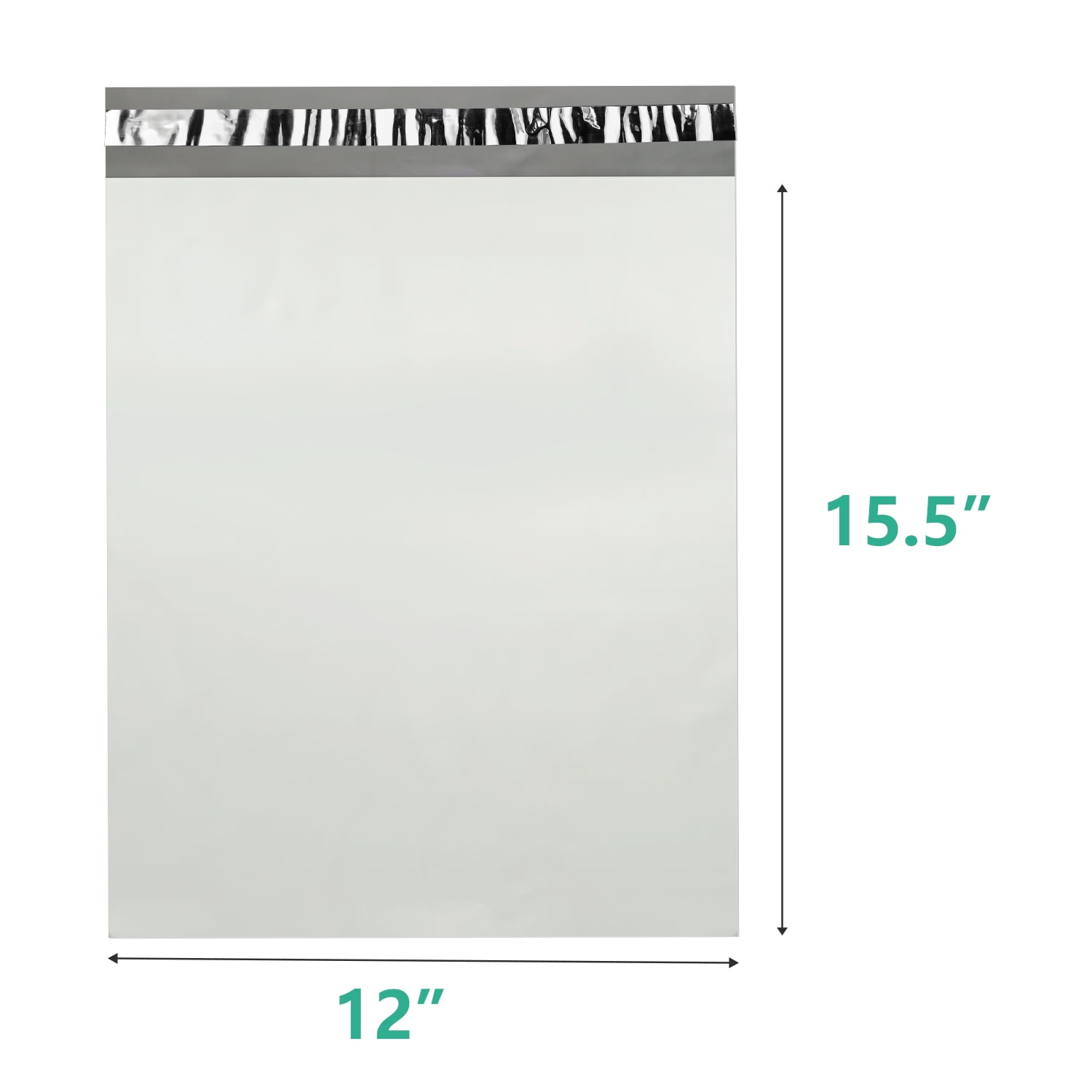 Reliable Mailer Waterproof & Tear-Resistant Self.Seal Poly Shipping Envelopes for Business, E-Commerce & Postal Use-12x15.5 Inch 500 Pack Durable Polyethylene Mailing Bags
