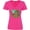 Cyber Pink, variant on Inktastic Save the Rainforest with Basilisk Lizard on a Tree Women's V-Neck T-Shirt