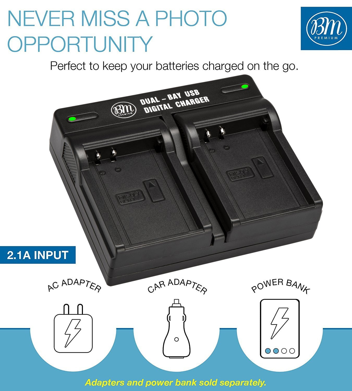 PS-BLS5 BLS50 (2200mA) Camera Battery Multifunctional Charger - View #10