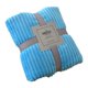 thumbnail image 1 of Manta TEVEQ Queen súper suave gris premium de franela sedosa polar 3D acanalada jacquard manta de cama ligera para usar durante toda la temporada, 1 of 4