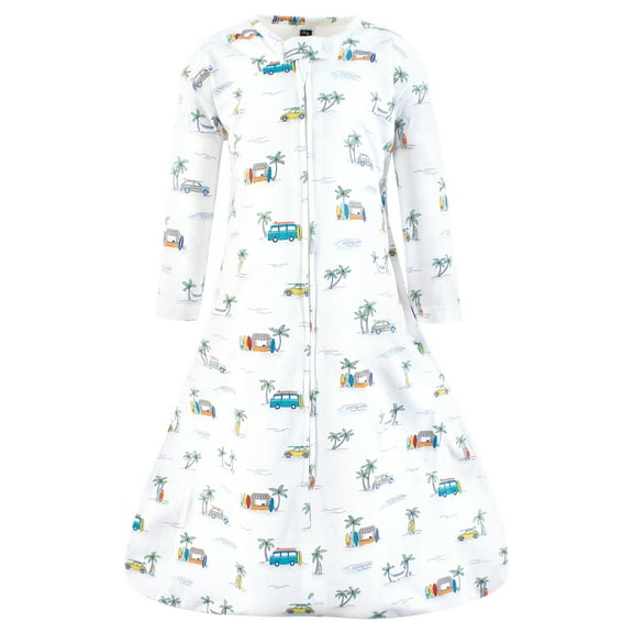 Hudson Baby Unisex Baby Long Sleeve Cotton Jersey Sleeping Bag, Surfer Dude, 0-6 Months