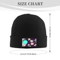 thumbnail image 3 of Animated Invader Zim Stretchable Knitted Beanie Hat Unisex Hat Daily Winter Thermal Soft Skull Cap For Men Women, 3 of 7