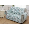 thumbnail image 2 of Global Trends Coastal Seashell Quilted Reversible Furniture Cover Protector, 2 of 7