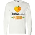 thumbnail image 3 of Inktastic Jacksonville Florida Orange in Heart Long Sleeve T-Shirt, 3 of 5