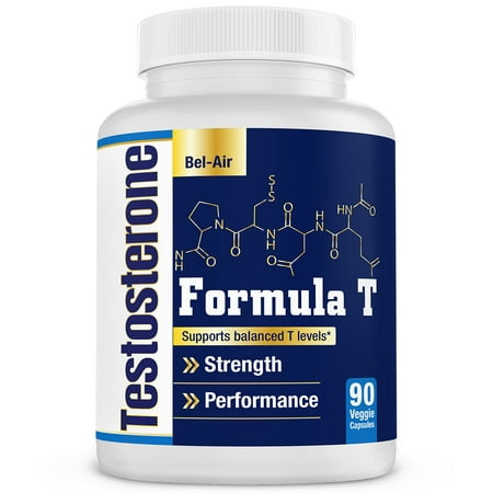 Bel-Air Formula T - Natural testosterone booster - Supports muscle growth, boosts stamina & libido with increased