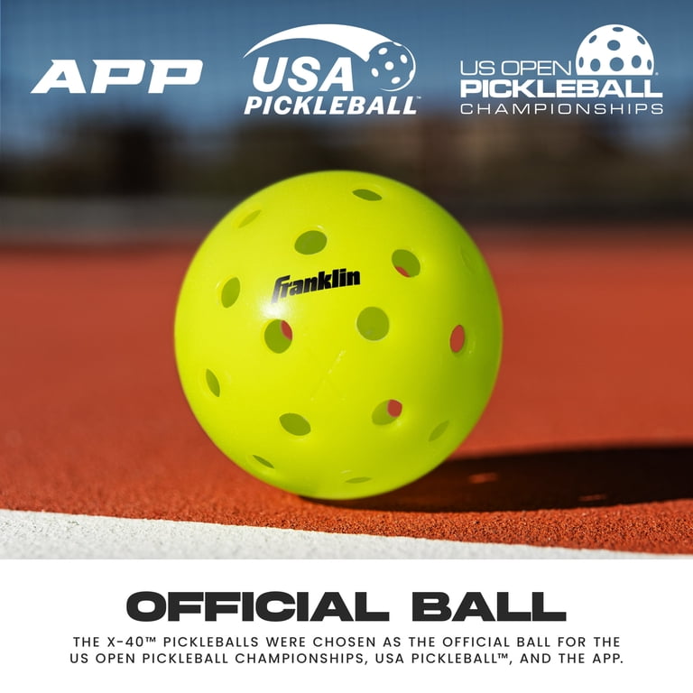 Franklin Sports X-40 Outdoor Pickleballs, 12 Piece Premium Quality