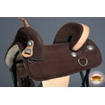 thumbnail image 4 of HILASON 15 Treeless Western Trail Barrel Racing American Leather Saddle | Horse for Horses, 4 of 8