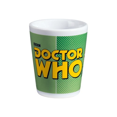 NEW Doctor Who 4 Pc Ceramic Mini Glasses 16018 FREE2DAYSHIP TAXFREE