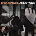 thumbnail image 3 of Guantes de gimnasio Sunnex Fingerless para mujeres de levantamiento de pesas, 3 of 7