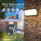thumbnail image 4 of Lámpara de pared exterior moderna de 18 W, luz LED para exteriores resistente al agua IP65, para terraza, jardín, camino, patio, pasillo, 4 of 4