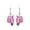 Pink, variant on Tribal Pattern Horse Face Animal Graphic Dangle Earrings - Womens Fashion Handmade Jewelry Equestrian Accessories