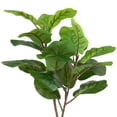 thumbnail image 3 of Northlight Two-Tone Fiddle Leaf Fig Artificial Potted Plant - 26" - Green, 3 of 8