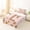 Pink L, variant on Erosebridal Monogrammed L Twin Sheet Sets for Kid, Capybara Lover Bedding, 3pcs