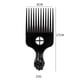 thumbnail image 5 of Peine para el pelo africano de metal con mango plegable de color negro y dientes metálicos. A, 5 of 5