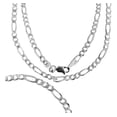 thumbnail image 1 of JOYARIS Cadena De Plata 925 Diamantada Hombre Fígaro 45 Cm X 5 Mm DM-0000806, 1 of 4