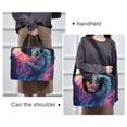 thumbnail image 6 of FORMRS 16" Laptop Bag Carrying Sleeve Case with Handle Travel Shoulder Briefcase, Space Astronaut, 6 of 8