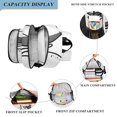 thumbnail image 3 of FORMRS Unisex School Backpack 17" Student Travel Bag with Laptop Compartment, Black Chubby Cat, 3 of 7