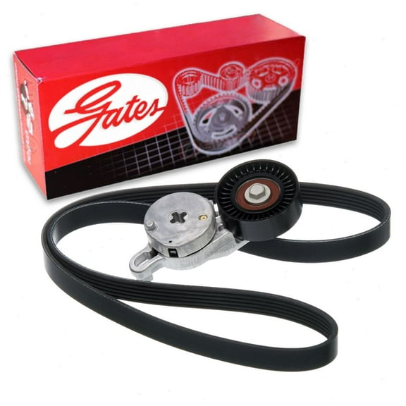 Gates Complete Serpentine Belt Drive Component Kit compatible with Toyota RAV4 2.5L L4 2009-2018