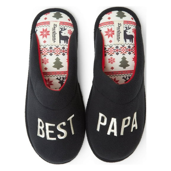 Dearfoams Men's Christmas Slipper