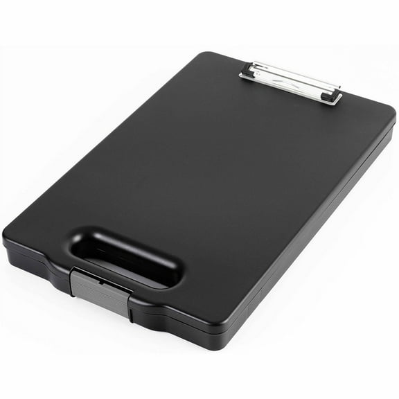 Business Source BSN49270 Storage Clipboard for 200 Sheet, Black