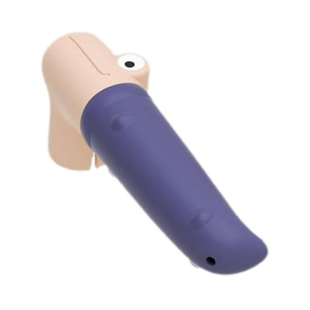 Protector de puerta de cocodrilo, funda protectora para manija de puerta, funda duradera y portátil Violeta
