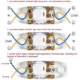 thumbnail image 3 of LLC White Vintage Lamp Switch 5pcs AC 250V 10A Inline On/Off Toggle Switch Feed Through Table Desk Lamp Cord Switch with LED, 3 of 5