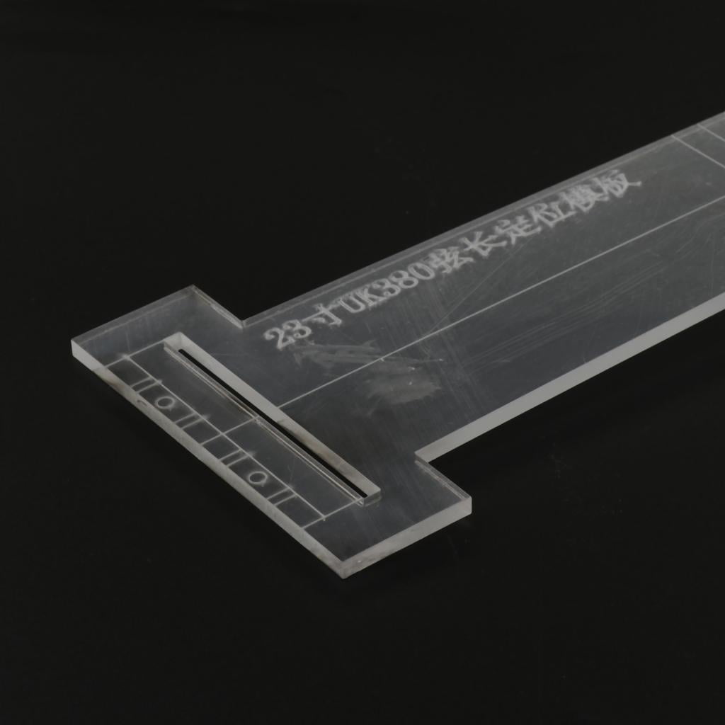 LeeQinersw 16'' Guitar Fingerboard Fretboard Bridge Positioning Marking Template 16inch 16 inches