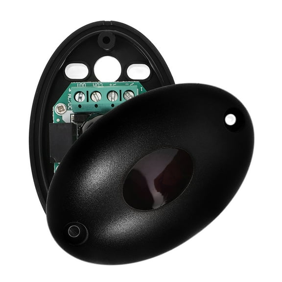 YSNOOWE 1 Pair Door Security Alarm Bell Black ABS Rectangular For Shop Security Theft Prevention