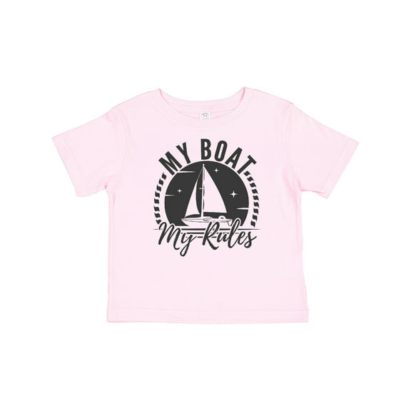 Inktastic My Boat My Rules Sailing Captain Boys or Girls Toddler T-Shirt