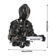 thumbnail image 5 of Toilet Paper Holders Roll Medieval Statue Knight to Remember Gothic Bathroom Decor Paper Towel Holde, 5 of 5