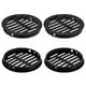 thumbnail image 1 of Uxcell Paquete de 4 Respiraderos Redondos de Soffit, 80mm/3.1 Pulgadas, Cubierta de Respiraderos de Aire Plásticos Circulares para Baño Hogar/ Oficina/Cocina/Armario/Guardarropa [Negro], 1 of 6