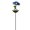 Blue, variant on OIUR Solar Bird Feeder Frog Garden Decor Drain Holes Design Weather-Resistant Outdoor Solar Lights Frog Figurine Lights with Umbrella