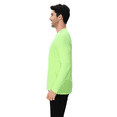 thumbnail image 5 of High Visibility Safety T-Shirt for Men, Hi Vis Pure Dry Fit Poly Long Sleeves Crew Neck Shirts | 100% Polyester, Neon Yellow, 2XL, 5 of 6