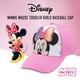 thumbnail image 2 of Gorra de béisbol Disney Minnie Mouse rosa para niñas de 2 a 4 años, 2 of 6