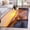 Light Beige Lemon Yellow Dark Orange, variant on Hallway Runner Rug 2x6 Ft, Pumpkin Football Fall Non Slip Area Rugs for Entryway, Thanksgiving Sunflower Maple Beige Washable Low Pile Accent Carpet for Indoor Corridor Laundry Kitchen Bedside