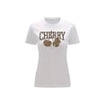 thumbnail image 2 of Playera Blusa Cherry Cerezas Animal Print Color Blanco Talla Grande Marca Emil SaEs, 2 of 4