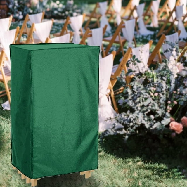OPTUTUS Patio Folding Chair Cover, Waterproof Polyester, with Drawstring Closure, for Outdoor, All Seasons, Party, Team Building, Wedding