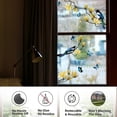 thumbnail image 3 of 2 juegos de pegatinas estáticas para ventanas con diseño de flores, pájaros y mariposas, reutilizables, para decoración del hogar y la oficina, 3 of 7