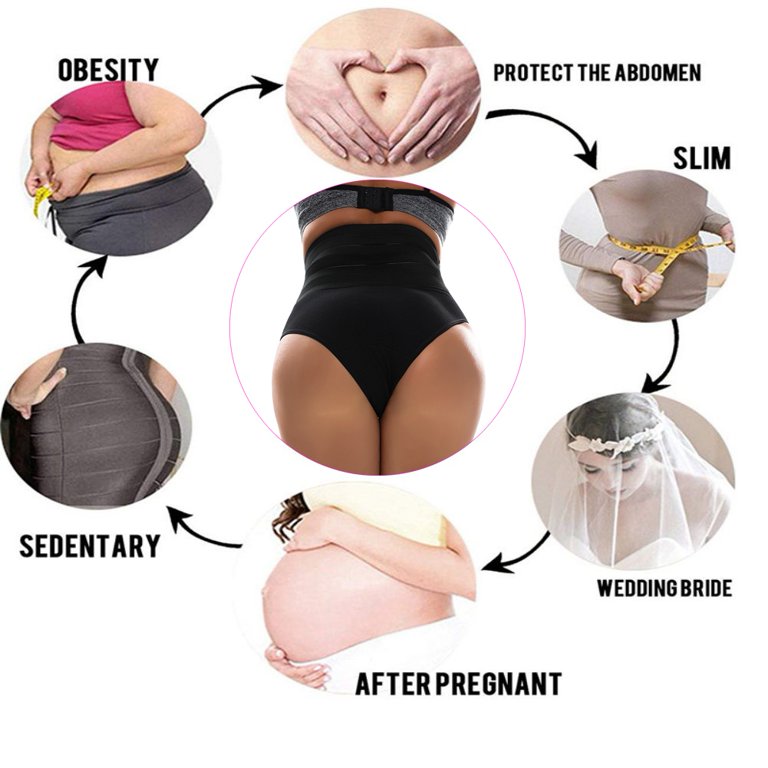 Spdoo Shapewear for Women Tummy Control - Body Shaper Slimming Underwear  High Waist Shaping Briefs, Skin M