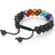 thumbnail image 5 of Pulsera de cuentas de chakras, pulsera de cristal curativa de los 7 chakras, pulsera de cuentas de piedra de yoga, pulsera de meditación, relajación y ansiedad., 5 of 5
