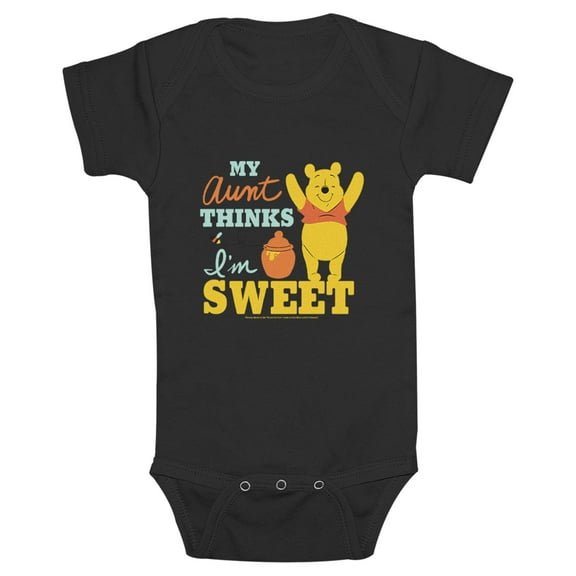 Infants' Winnie the Pooh My Aunt Thinks I'm Sweet Bodysuit